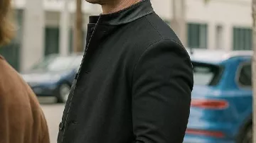 Chris Hemsworth Crime 101 Veste portée par Mike Davis (Chris Hemsworth) dans Crime 101