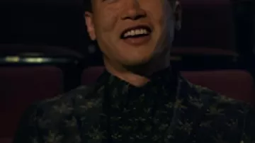 Loot S03 Nicholas Black Bees Tuxedo worn by Nicholas (Joel Kim Booster) as seen in Loot