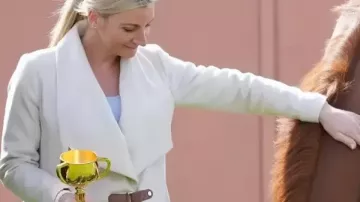 Jamie Melham Melbourne Cup Winner 2025 Coat in Full replay 2024 Lexus Melbourne Cup