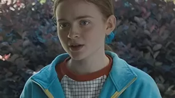 Stranger Things S05 Sadie Sink Fleece Jacket worn by Max Mayfield (Sadie Sink) as seen in Stranger Things (S05)