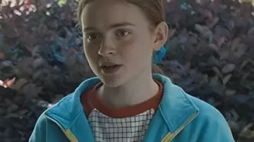 Stranger Things S05 Sadie Sink Fleece Jacket worn by Max Mayfield (Sadie Sink) as seen in Stranger Things (S05)