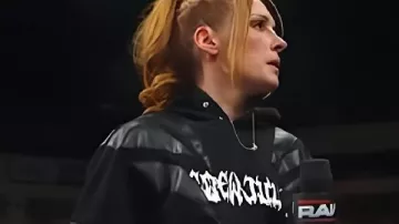 Becky Lynch Hijacks RAW Black Hoodie worn by Becky Lynch as seen in WWE Raw