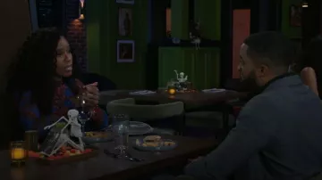 Cleobella Katya Dress in La Rouge worn by Naomi Hamilton Hawthorne (Arielle Prepetit) as seen in Beyond the Gates (S01E158)