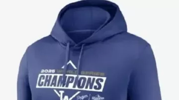 Dodgers World Series Hoodie worn by George Springer