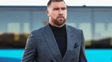 Chiefs VS Bills 2025 Suit worn by Travis Kelce
