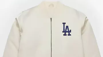 Dodgers 2025 World Series Champions Bomber Jacket worn by George Springer