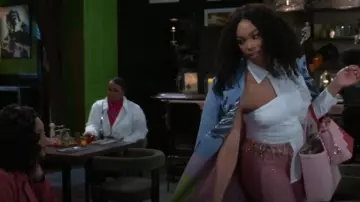 Carmen Sol Angelica Tote Bag worn by Chelsea Hamilton (RhonniRose Mantilla) as seen in Beyond the Gates (S01E160)