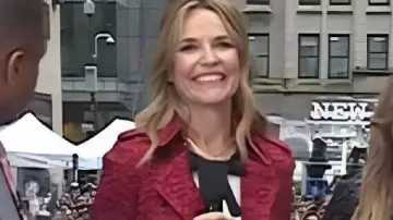 Lace Trench Coat worn by Savannah Guthrie in The Today Show