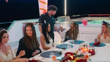 Veronica Beard Fellini Jacquard A Line Midi Skirt worn by Lisa Barlow as seen in The Real Housewives of Salt Lake City (S06E08)