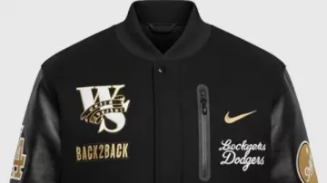 Dodgers World Series Back To Back Letterman Jacket in FINAL OUTS: The Los Angeles Dodgers win the 2025 World Series after an EPIC GAME 7! ????
