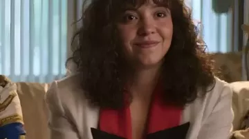 Sydney Sweeney Christy White Blazer as seen in Christy