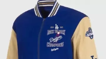 Chaqueta Varsity de los Dodgers de los Campeones de la Serie Mundial 2025