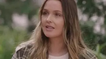 Greys Anatomy S22 Jo Wilson Plaid Crop Jacket of Jo Wilson (Camilla Luddington) in Grey's Anatomy