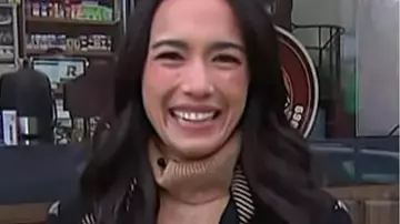 The Today Show 2025 Emilie Ikeda Check Coat (Emilie Ikeda) in Today