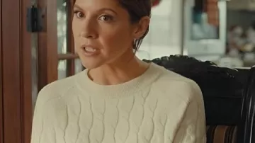 Exes of Christmas Past Josie Fletcher Cable Knitted Pajamas worn by Josie Fletcher (Brittany Underwood) as seen in Exes of Christmas Past