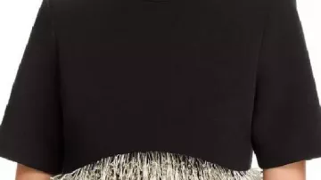 Cropped Fringe Top worn by (Marissa Gold) as seen in Elsbeth (S03E02)