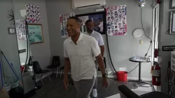 Zegna Striped Short-Sleeved Polo Shirt worn by Craig Melvin as seen in Today on November 6, 2025