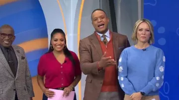 Pendiente de pendiente de madreperla Lisi Lerch Lexi usado por Dylan Dreyer como se ve en Today el 7 de noviembre de 2025