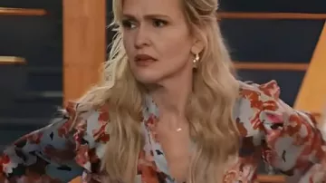 Stumble 2025 Courteney Potter Floral Top worn by Jenn Lyon in Stumble