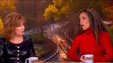 Sergio Hudson Cashmere-Wool Midi Dress worn by Sunny Hostin as seen in The View on November 6, 2025