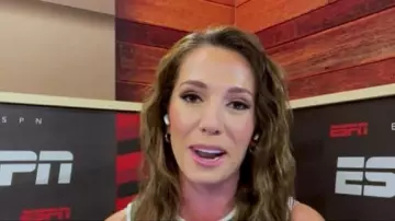 Veronica Beard Whistler Dress worn by Courtney Cronin as seen in Good Morning America on November 7, 2025