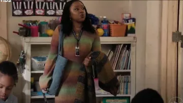 Simon Miller Axon Dress worn by Janine Teagues (Quinta Brunson) as seen in Abbott Elementary (S05E06)