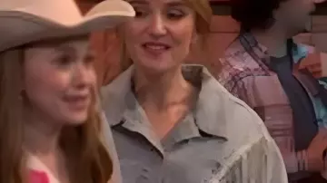 SNL S51 Chloe Fineman Rhinestone Fringe Jacket worn by Self - Various Characters (Chloe Fineman) as seen in Saturday Night Live