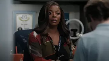Zara Wrap Print Shirt worn by Ava Coleman (Janelle James) as seen in Abbott Elementary (S05E06)