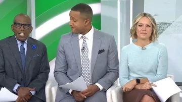 Suéter de cachemira Audrey de Talbots usado por Dylan Dreyer como se ve en Today el 10 de noviembre de 2025