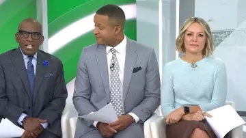 Talbots Audrey Cashmere Sweater worn by Dylan Dreyer as seen in Today on November 10, 2025