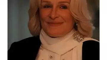 All’s Fair 2025 Glenn Close White Embellished Shirt worn by Glenn Close in All's Fair