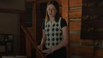 Top de Sezane Ron usado por Katie Fleming Morris (Baye McPherson) como se ve en Heartland (S19E06)