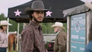 Cinch Brown Paisley Button Up Long Sleeve Western Shirt porté par Ty Borden (Graham Wardle) comme on le voit à Heartland (S19E06)
