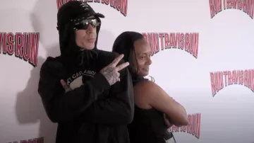 Vetements x Oakley Spikes 400 Sunglasses worn by (Travis Barker) as seen in The Kardashians (S07E03)