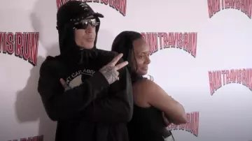 Vetements x Oakley Spikes 400 Sunglasses worn by (Travis Barker) as seen in The Kardashians (S07E03)