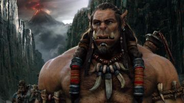La máscara de Durotan (Toby Kebbell) en Warcraft: The Beginning
