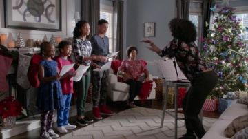 sneakers high tops red Andre Johnson (Marcus Scribner) in Black-ish