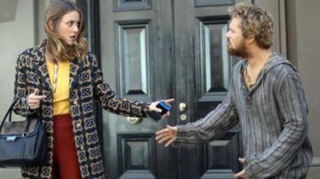 Yellow top worn by Joy Meachum (Jessica Stroup) in Iron Fist