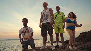 Sneakers Nike Rift black worn by Krimo (Malik Bentalha) in the movie Pattaya