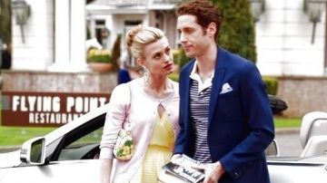 Gilet violet J.Crew de paige collins dans royal pains S7E2