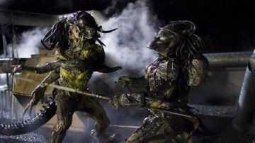 Le masque de Predator Wolf (Ian Whyte) dans Aliens vs Predator Requiem