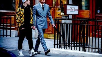 Zapatillas Adidas White Wings de Eggsy (Taron Egerton) en Kingsman: Secret Service