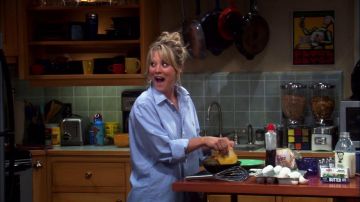 Petre Devos Affiche comme on le voit dans la cuisine de Penny (Caley Cuoco) comme on le voit dans La Théorie du Big Bang S03E03