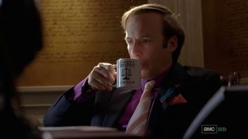 Worlds Greatest Lawyer Mug of Saul Goodman (Bob Odenkirk) in Better Call Saul