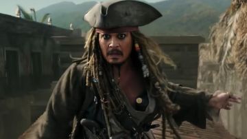 El tricornio de Jack Sparrow (Johnny Depp) en Piratas del Caribe 5