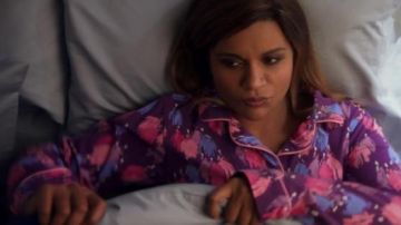 the pyjama Mindy Lahiri (Mindy Kaling) in The Mindy Project