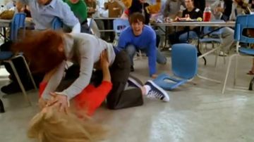 Sneakers Converse blue and white in Mean Girls