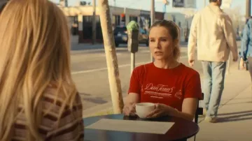 Re/Done Dan Tanas Classic Tee worn by Joanne (Kristen Bell) as seen in Nobody Wants This (S02E03)
