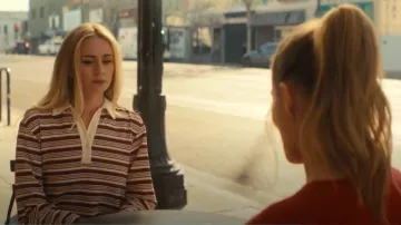 Reformation Anna Knit Dress worn by Morgan (Justine Lupe) as seen in Nobody Wants This (S02E03)