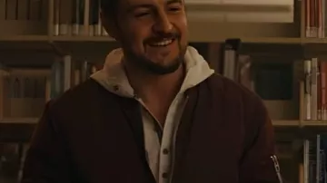 Christmas Above the Clouds 2025 Tyler Hynes Bomber Jacket worn by (Tyler Hynes) in Christmas Above the Clouds